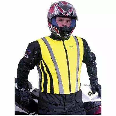 Gilet Jaune De Sécurité Pour Vélo Et Moto - OXFORD 5 Gilet Jaune De Sécurité Pour Vélo Et Moto - OXFORD – Image 3