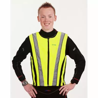 Gilet Jaune De Sécurité Pour Vélo Et Moto - OXFORD 7 Gilet Jaune De Sécurité Pour Vélo Et Moto - OXFORD – Image 5