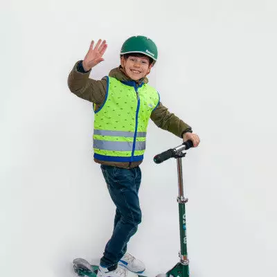 Gilet Réfléchissant Enfants Jaune Fluo Jackson Go Fluo 6 Gilet Réfléchissant Enfants Jaune Fluo Jackson Go Fluo – Image 4