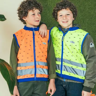 Gilet Réfléchissant Enfants Orange Fluo Jackson Go Fluo 4 Gilet Réfléchissant Enfants Orange Fluo Jackson Go Fluo – Image 2