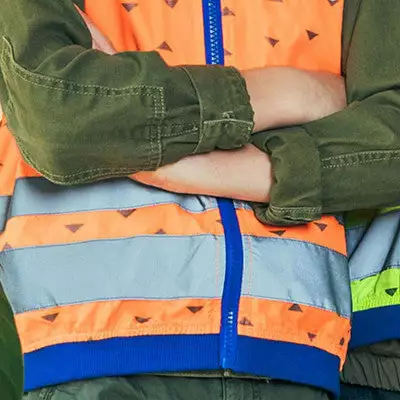 Gilet Réfléchissant Enfants Orange Fluo Jackson Go Fluo 6 Gilet Réfléchissant Enfants Orange Fluo Jackson Go Fluo – Image 4