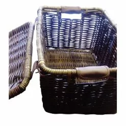 Grand Panier De Vélo En Rotin Denton L Basil -Abus Soldes grand panier de velo en rotin denton l basil full 5