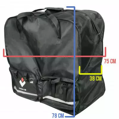 Housse De Transport Pour Vélo Pliable Hapo-G 5 Housse De Transport Pour Vélo Pliable Hapo-G – Image 3