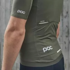 Maillot Vélo Manches Courtes Homme Pristine Poc -Abus Soldes maillot velo homme Pristine poc epidote green