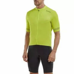 Maillot De Cyclisme Altura à Manches Courtes Pour Hommes Icon Polartec -Abus Soldes maillot velo homme altura icon polartec vert 001