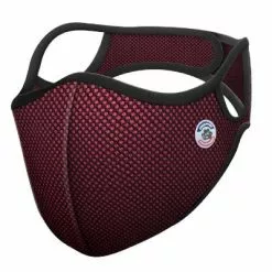 Masque FFP2 Anti-pollution Frogmask Bordeaux Pour Cycliste -Abus Soldes masque ffp2 anti pollution frogmask bordeaux pour cycliste full 3