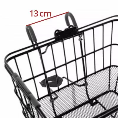 Wicked Panier Amovible Noir Sur Guidon Avec Fixation Rapide 4 Wicked Panier Amovible Noir Sur Guidon Avec Fixation Rapide – Image 2