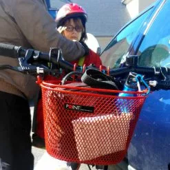 Point Panier Avant Rouge Pour Vélo Enfant -Abus Soldes panier avant rouge pour velo enfant full 4