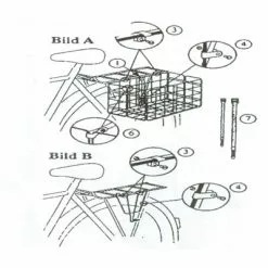 Brandless Panier Latéral Pliable Sur Porte Bagage Vélo -Abus Soldes panier lateral pliable sur porte bagage velo full 4