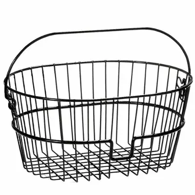 Panier Simple Métal Noir - KlickFix 3 Panier Simple Métal Noir - KlickFix