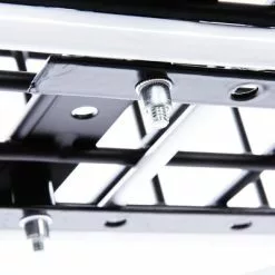 Panier Vélo Arrière Aluminium Fixe Cento Noir Mat Basil -Abus Soldes panier velo arriere aluminium fixe cento noir mat basil full 5