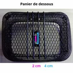Panier Vélo Avant En Acier 20 L Sur Potence Hapo-G -Abus Soldes panier velo avant en acier 20 l sur potence hapo g full 4