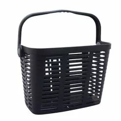 Bellelli Panier Vélo Avant Noir Inoxydable Sur Guidon