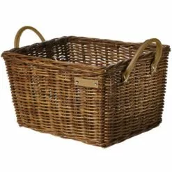 Panier Vélo Osier Vintage Portland Basil