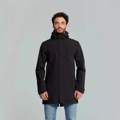 Parka De Pluie Vélo étanche Noir Pour Hommes Mosse Basil 3 Parka De Pluie Vélo étanche Noir Pour Hommes Mosse Basil
