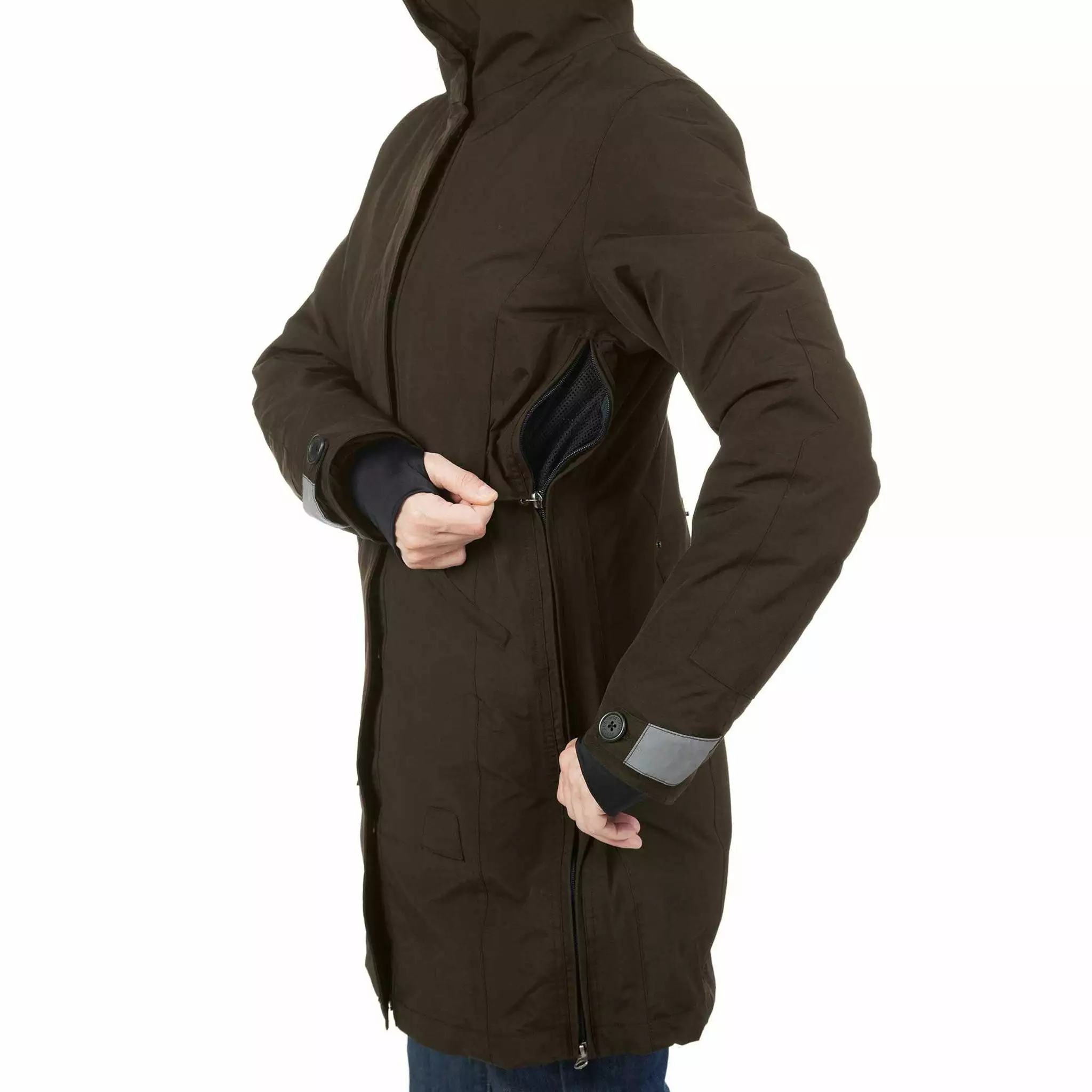 Parka Vélo Femme 2 En 1 Magic Lady Tucano Urbano Kaki 4 Parka Vélo Femme 2 En 1 Magic Lady Tucano Urbano Kaki – Image 2