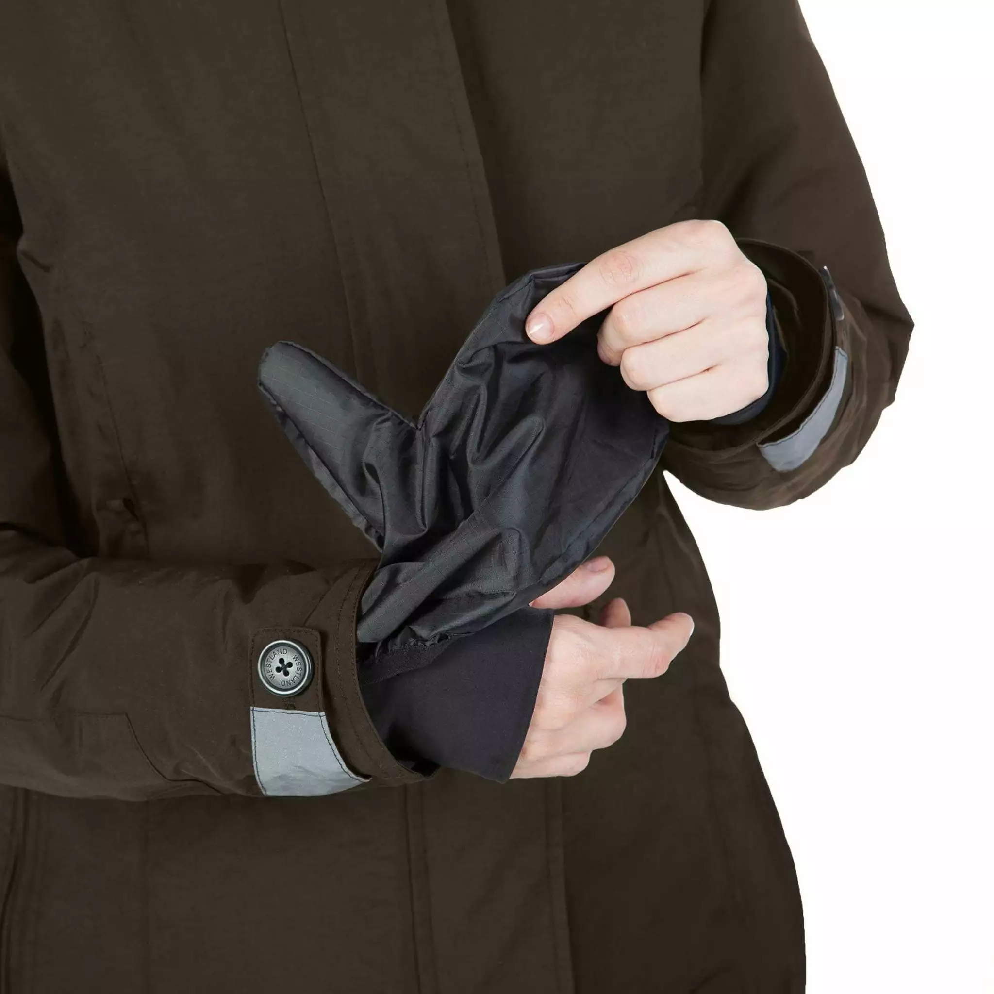 Parka Vélo Femme 2 En 1 Magic Lady Tucano Urbano Kaki 6 Parka Vélo Femme 2 En 1 Magic Lady Tucano Urbano Kaki – Image 4