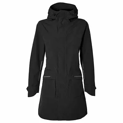Parka Pluie Chaud Et élégant Noir Pour Femmes Mosse Basil 7 Parka Pluie Chaud Et élégant Noir Pour Femmes Mosse Basil – Image 5