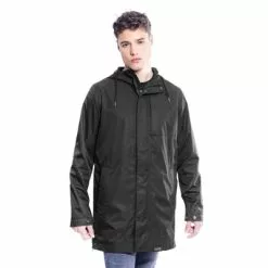 Parka Vélo étanche Et Coupe-vent The Downtown Racer Noir