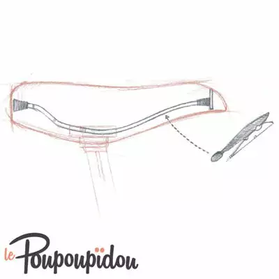 L'Atelier Du Poupoupidou Pince à Jupe Magnétique Pour Vélo Le Poupoupidou 5 L'Atelier Du Poupoupidou Pince à Jupe Magnétique Pour Vélo Le Poupoupidou – Image 3