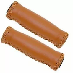 VELO Poignées De Guidon Vélo En Cuir Véritable Marron 7 VELO Poignées De Guidon Vélo En Cuir Véritable Marron -Abus Soldes poignees de guidon velo en cuir veritable marron full 3