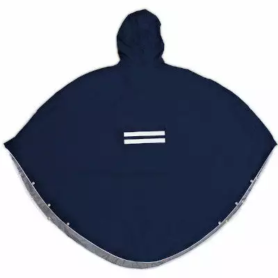 Poncho Imperméable Bleu Marine Pour Cycliste The Peoples Poncho 5 Poncho Imperméable Bleu Marine Pour Cycliste The Peoples Poncho – Image 3