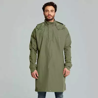 Poncho Pluie Respirant Et étanche Unisexe Vert Olive Mosse Basil 3 Poncho Pluie Respirant Et étanche Unisexe Vert Olive Mosse Basil