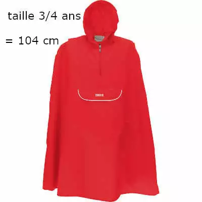 Poncho Vélo Enfant Couleur Rouge Pro-X 7 Poncho Vélo Enfant Couleur Rouge Pro-X – Image 5