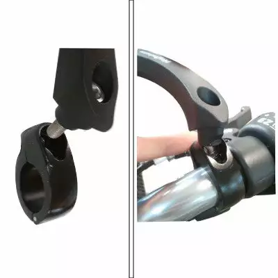 Rétroviseur Hafnium Sur Guidon De Vélo Droit 5 Rétroviseur Hafnium Sur Guidon De Vélo Droit – Image 3