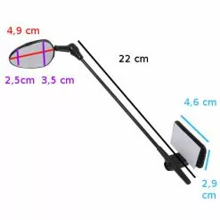 Brandless Rétroviseur Sur Casque De Vélo -Abus Soldes retroviseur sur casque de velo full 6