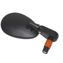 Abus Soldes -Abus Soldes retroviseur velo avec miroir large convexe embout de guidon full 2