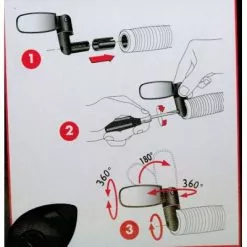 Rétroviseur Vélo Spin Zefal 8 Rétroviseur Vélo Spin Zefal -Abus Soldes retroviseur velo spin zefal full 4