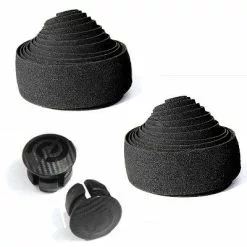 Bike Ribbon Ruban Collé Sur Cintre Vélo Spugna - BikeRibbon -Abus Soldes ruban colle sur cintre velo spugna noir bikeribbon full 3