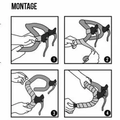 Ruban De Guidon Vélo Orange Maxi Cork Velox - Paire -Abus Soldes ruban de guidon velo orange maxi cork velox paire full 3