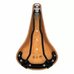 Selle De Vélo En Cuir Brooks B17 Marron Miel -Abus Soldes selle de velo en cuir brooks b17 marron miel full 4