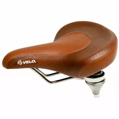 VELO Selle De Vélo Rétro Cruiser Grand Confort Marron 3 VELO Selle De Vélo Rétro Cruiser Grand Confort Marron