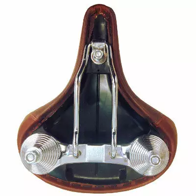 VELO Selle De Vélo Rétro Cruiser Grand Confort Marron 5 VELO Selle De Vélo Rétro Cruiser Grand Confort Marron – Image 3