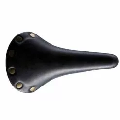 VELO Selle De Vélo Rétro Impression Cuir Noir