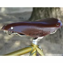 Selle Vélo Cuir Brooks B17 Carved Brun Pour Homme -Abus Soldes selle velo cuir brooks b17 carved brun pour homme full 4