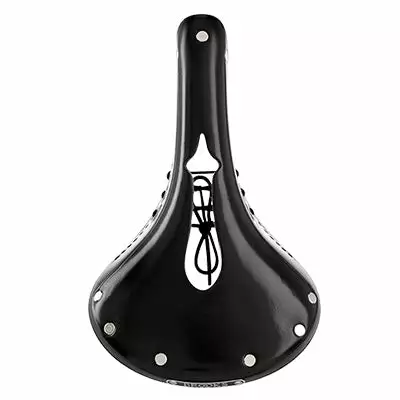 Selle Vélo Cuir Brooks B17 Carved Noire Pour Homme 6 Selle Vélo Cuir Brooks B17 Carved Noire Pour Homme – Image 4