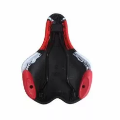 Selle Vélo Grand Confort Enfant Noire Rouge XLC -Abus Soldes selle velo grand confort enfant noire rouge xlc full 3