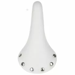 Endzone Selle Vélo Vintage Blanche Imitation Cuir Avec Rivets 8 Endzone Selle Vélo Vintage Blanche Imitation Cuir Avec Rivets -Abus Soldes selle velo vintage blanche imitation cuir avec rivets full 3