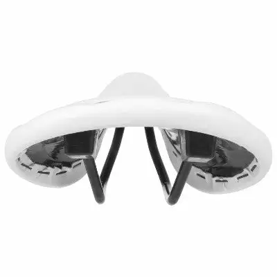 Endzone Selle Vélo Vintage Blanche Imitation Cuir Avec Rivets 6 Endzone Selle Vélo Vintage Blanche Imitation Cuir Avec Rivets – Image 4