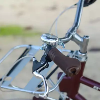 Brandless Sonnette De Vélo Au Look Ancien Couleur Argent 57 Mm 5 Brandless Sonnette De Vélo Au Look Ancien Couleur Argent 57 Mm – Image 3