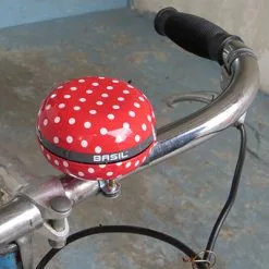 Sonnette De Vélo Big Bell Polkadot 80 Mm - Basil -Abus Soldes sonnette de velo big bell polkadot 80 mm basil full 3