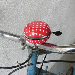Sonnette De Vélo Big Bell Polkadot 80 Mm - Basil -Abus Soldes sonnette de velo big bell polkadot 80 mm basil full 4
