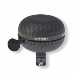 Sonnette De Vélo Noire Métallique Bell 60 Mm Basil