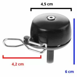 Widek Sonnette Vélo Design 45 Mm Noire Paperclip 7 Widek Sonnette Vélo Design 45 Mm Noire Paperclip -Abus Soldes sonnette velo design 45 mm noire paperclip full 3