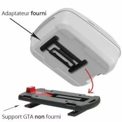 Top Case Citybox Pour Fixation GTA Klickfix Sur Porte Bagage -Abus Soldes top case citybox pour fixation gta klickfix sur porte bagage full 4