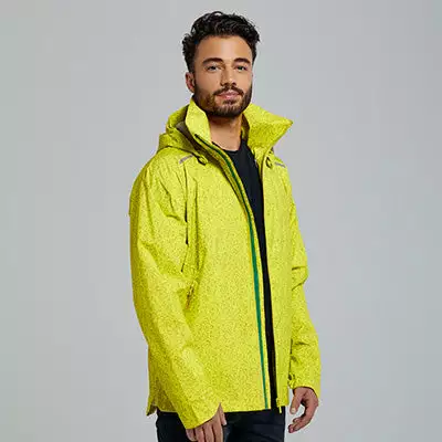 Veste De Pluie Basil Haute Visibilité Skane Hivis Pour Hommes 4 Veste De Pluie Basil Haute Visibilité Skane Hivis Pour Hommes – Image 2